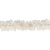 7' To 10' Garland-National Tree Company Pre-Lit Artificial Christmas Garland, White, Wispy Willow, White Lights, Plug In, Christmas Collection, 6 Feet