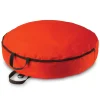 Storage-National Tree Company Red Heavy Duty Wreath Storage Bag
