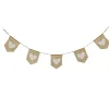 Valentine'S Day Accessories-National Tree Company White Hearts Jute Garland, Valentine'S Day Collection, 6 Feet