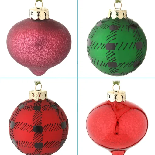 Christmas Ornament-National Tree Company 20-Piece Christmas Tree Ornament Set, Rural Homestead Collection