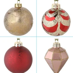 Christmas Ornament-National Tree Company 20-Piece Christmas Tree Ornament Set, Vienna Waltz Collection
