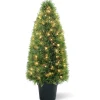 Topiaries / Shurbs-National Tree Company Pre-Lit 36" Artificial Upright Juniper