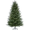 Full-National Tree Company Pre-Lit Artificial Christmas Tree, Wenatchee Fir, With Warm White Led Lights, Plug In, 7.5 Ft