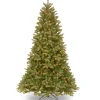 National Tree Company Full^Pre-Lit Artificial Christmas Tree, Downswept Douglas Fir With Clear Lights, Plug In, 6.5 Ft