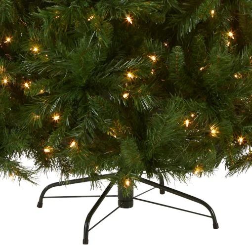 7Ft - 9Ft-National Tree Company Pre-Lit Artificial Full Christmas Tree, Green, Winchester Pine, White Lights, Includes Stand, 7.5 Feet