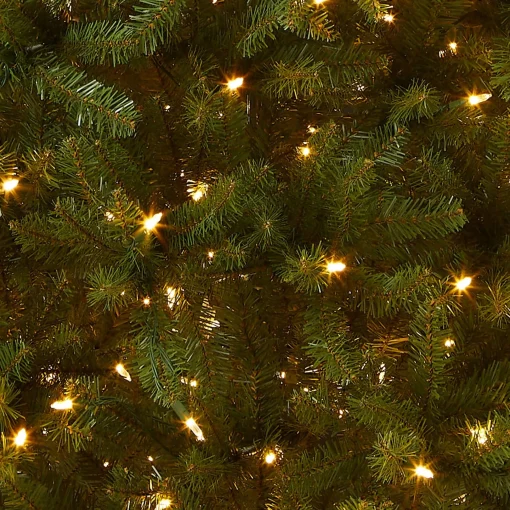 7Ft - 9Ft-National Tree Company Pre-Lit Artificial Full Christmas Tree, Green, Dunhill Fir, Dual Color Led Lights, Includes Stand, 9 Feet