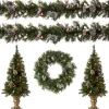 Christmas Bundles-National Tree Company Pre-Lit Frosted Berry Assortment