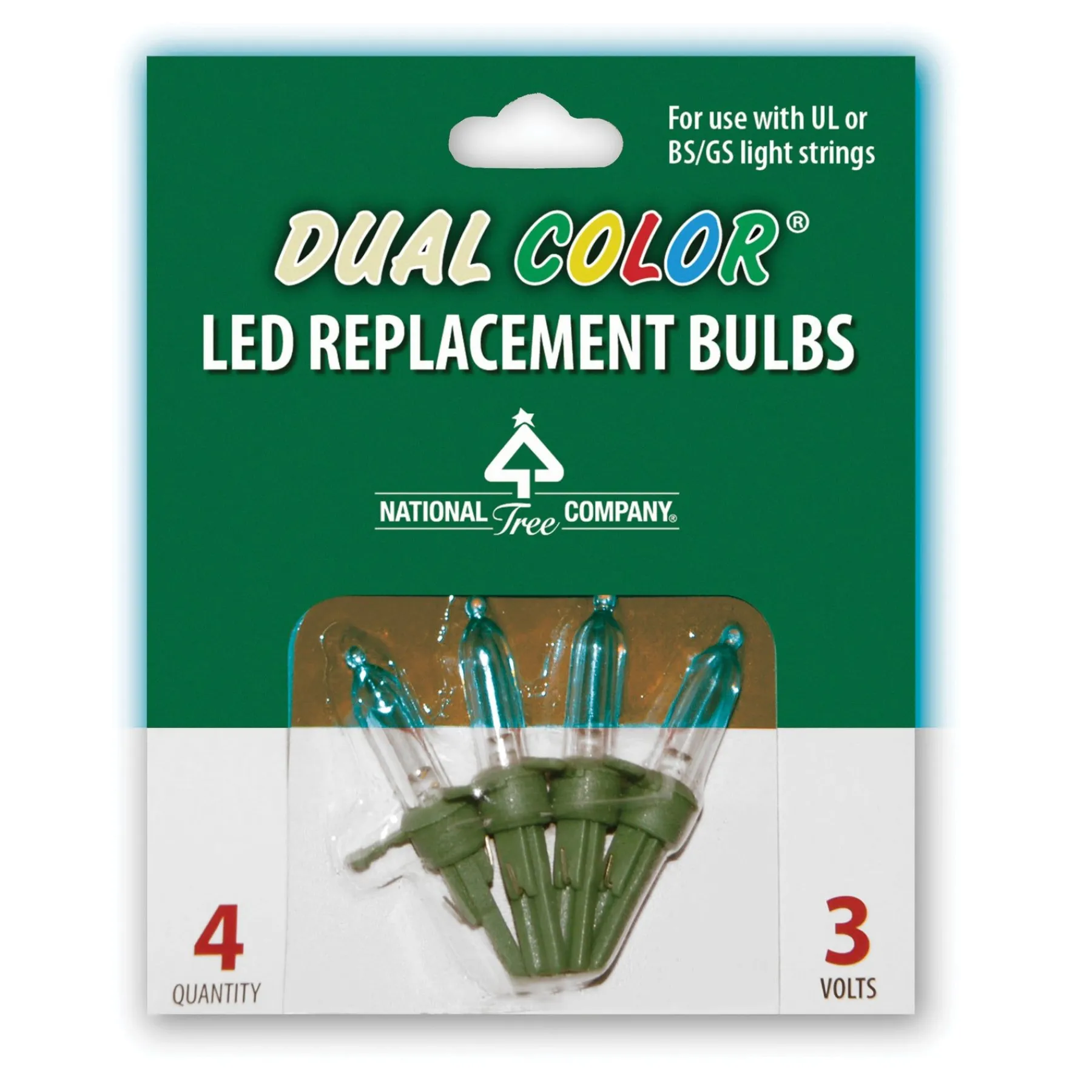 Lighting-National Tree Company Replacement Dual Color® Led Bulbs In Bag Ul- 3 Volts