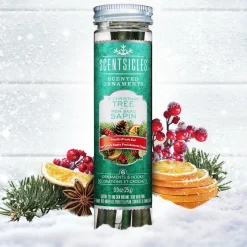 Christmas Tree Scent-National Tree Company Scented Ornaments, 2- Pack- 6Ct Bottle, O Christmas Tree, Fragrance-Infused Paper Sticks