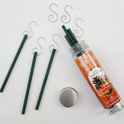 Christmas Tree Scent-National Tree Company Scented Ornaments, 2-Pack- 6Ct Bottle, Spiced Pine Cones, Fragrance-Infused Paper Sticks