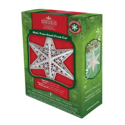 Christmas Tree Scent-National Tree Company Scentsicles Decorative Ornament, Metal White Star, White Winter Fir With Refill