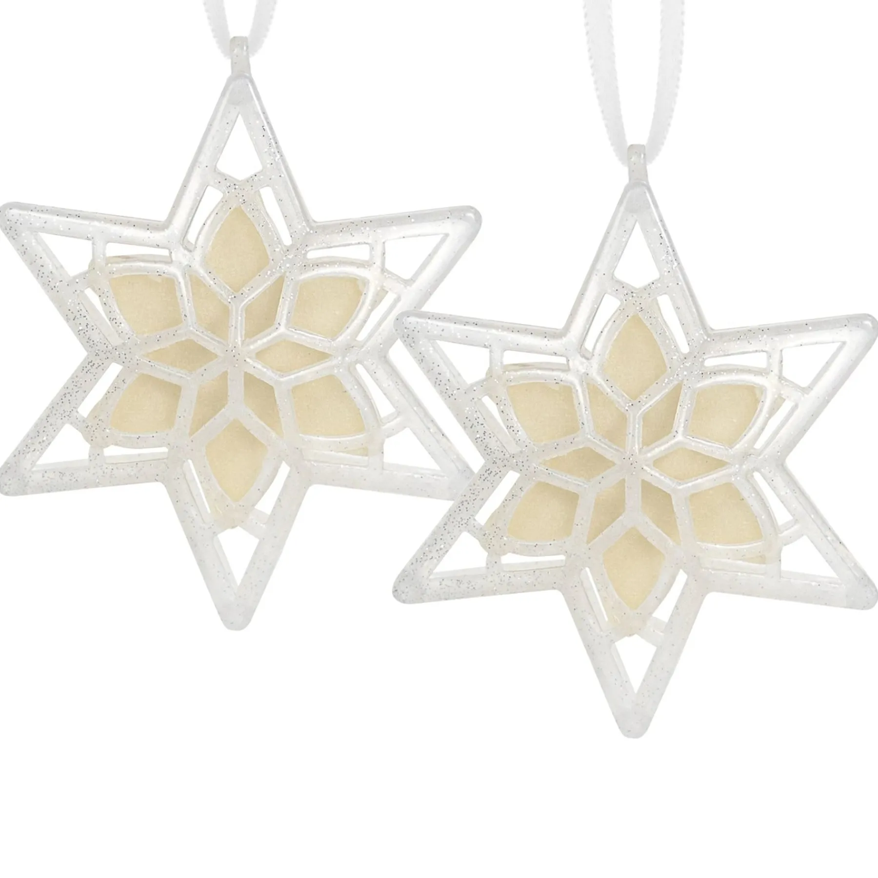 Christmas Tree Scent-National Tree Company Scentsicles, Scented Star Ornament, White Winter Fir, 2-Pack