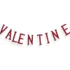 Valentine'S Day Accessories-National Tree Company Valentine' Banner, Red, Decorated With Red Glitter, Valentine'S Day Collection, 6 Feet