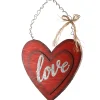 Valentine'S Day Accessories-National Tree Company Valentine Wooden Heart Hanging Decoration, Valentine'S Day Collection, 14 Inches