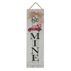 Valentine'S Day Accessories-National Tree Company Valentine'S 'Be Mine' Hanging Wall Decoration, White, Valentine'S Day Collection, 24 Inches