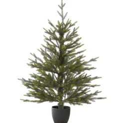 5Ft - 6Ft-National Tree Company Woodward Pine Christmas Tree, Black Pot Base, 3 Ft