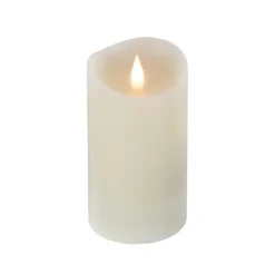 Christmas Accessories-National Tree Company 3X7 Hgtv Home Collection Flameless Heritage Pillar Candle, Ivory