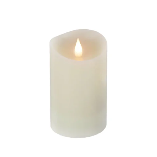 Christmas Accessories-National Tree Company 3X5 Hgtv Home Collection Flameless Heritage Pillar Candle, Ivory
